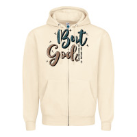 Sandshell but god Zipper Hoodie - MaliasSmallBusiness