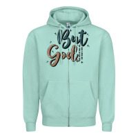 Seafoam but god Zipper Hoodie - MaliasSmallBusiness