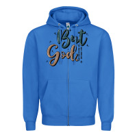 True Royal but god Zipper Hoodie - MaliasSmallBusiness
