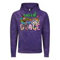 Cloud Purple Saved by his grace Vintage Hoodie - Neo Western