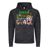 Vintage Black Saved by his grace Vintage Hoodie - Neo Western