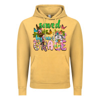 Vintage Mustard Saved by his grace Vintage Hoodie - Neo Western