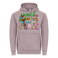 Vintage Zinc Saved by his grace Vintage Hoodie - Neo Western