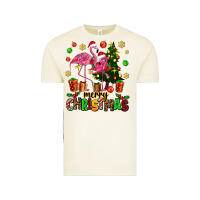 Vintage Arctic flamingo merry christmas Vintage Tee - AdoDesignShop