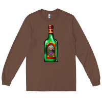 Chestnut tequila bottle Long Sleeve Tee - AdoDesignShop