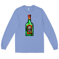 Colony Blue tequila bottle Long Sleeve Tee - AdoDesignShop