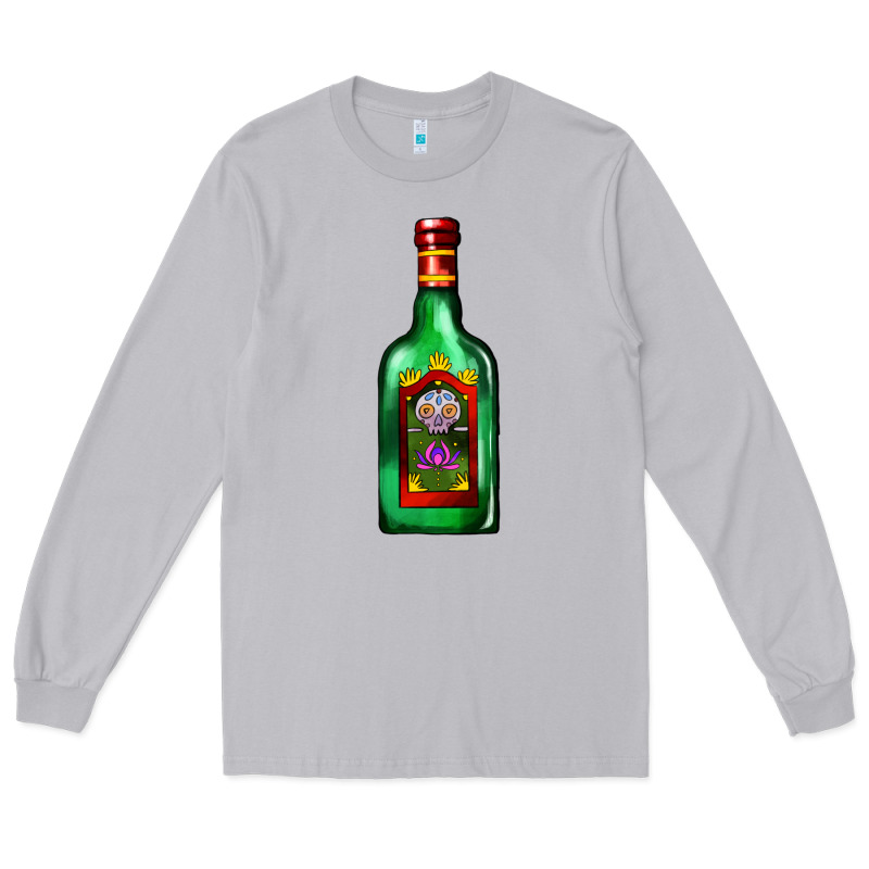 Tequila Bottle Long Sleeve Tee by AdoDesignShop | Teevron