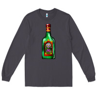 Smoke tequila bottle Long Sleeve Tee - AdoDesignShop