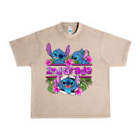 French Oak preview flower stitch 2nd grade Urban Heavy Tee - AdoDesignShop