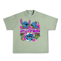 Oil Green preview flower stitch 2nd grade Urban Heavy Tee - AdoDesignShop