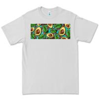Dove Grey avacado with turquoise and leopard background 11 oz mug Premium Tee - BarkalooDesign