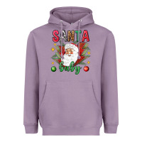 Lavender Santa baby Christmas Heavyweight Hoodie - NancyCooperArtShop