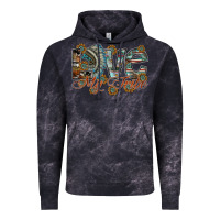 Cloud Black love my tribe Vintage Hoodie - SublimationCraftShop