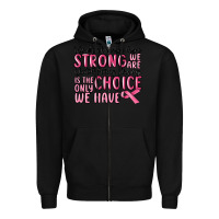 Black breast cancer malia Zipper Hoodie - MaliasSmallBusiness