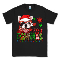 Black merry pawmas christmas french bulldog Classic Tee - Jasminsmagicworld