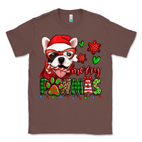 Chestnut merry pawmas christmas french bulldog Classic Tee - Jasminsmagicworld
