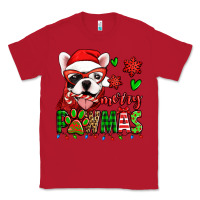 Red merry pawmas christmas french bulldog Classic Tee - Jasminsmagicworld