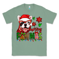 Sage merry pawmas christmas french bulldog Classic Tee - Jasminsmagicworld
