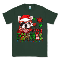 Sports Green merry pawmas christmas french bulldog Classic Tee - Jasminsmagicworld