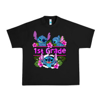 Black preview flower stitch 1st grade Urban Heavy Tee - AdoDesignShop