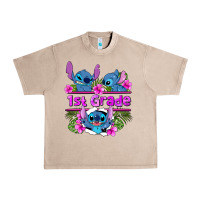 French Oak preview flower stitch 1st grade Urban Heavy Tee - AdoDesignShop