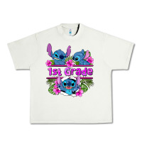 Pistachio preview flower stitch 1st grade Urban Heavy Tee - AdoDesignShop