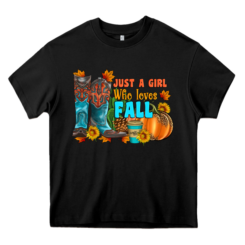 Jusa A Girl Who Loves Fall Heavy Core Tee by Artiststas | Teevron