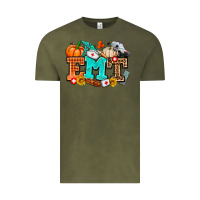 Vintage Olive emt with fall Vintage Tee - AdoDesignShop