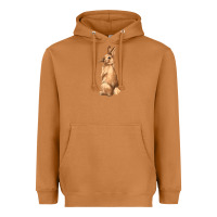 Meerkat Bunny Heavyweight Hoodie - NancyCooperArtShop