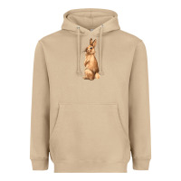 Mushroom Bunny Heavyweight Hoodie - NancyCooperArtShop