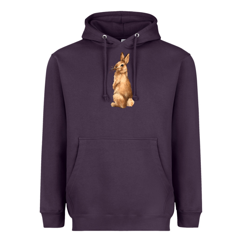 Bunny Heavyweight Hoodie by NancyCooperArtShop | Teevron