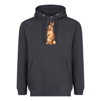Smoke Bunny Heavyweight Hoodie - NancyCooperArtShop