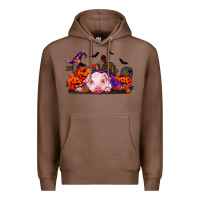 Chestnut Halloween Baby Pig Premium Hoodie - RanaPortraitStore
