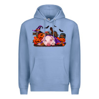 Colony Blue Halloween Baby Pig Premium Hoodie - RanaPortraitStore