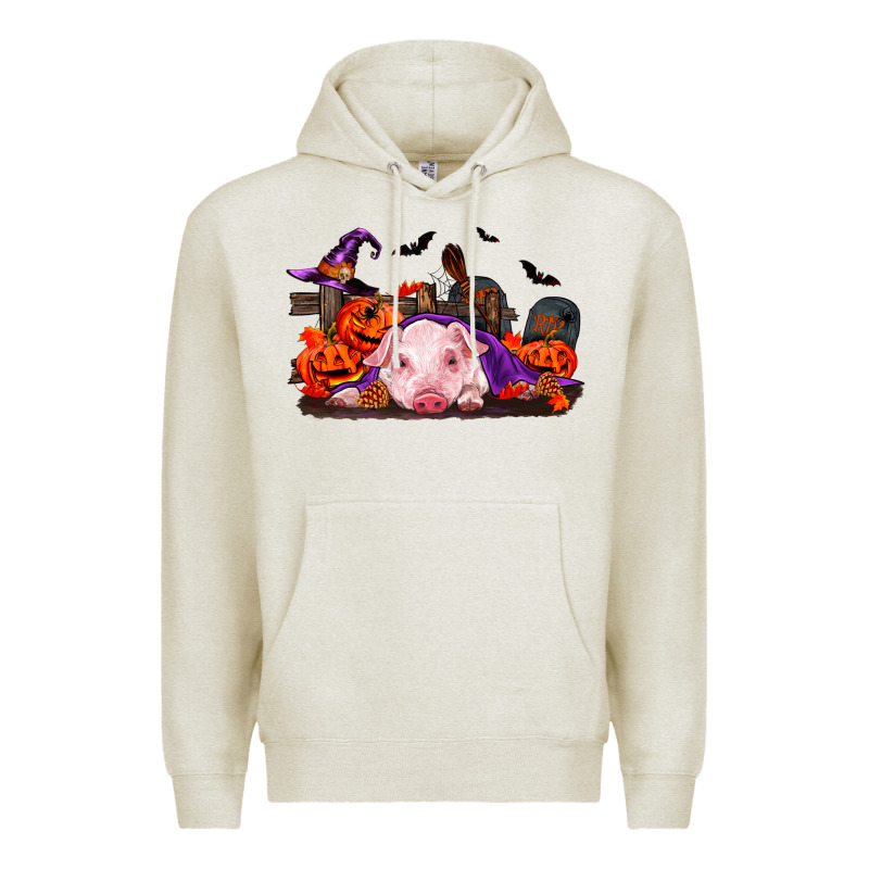 Halloween Baby Pig Premium Hoodie by RanaPortraitStore | Teevron