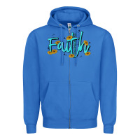 True Royal faith Zipper Hoodie - MaliasSmallBusiness