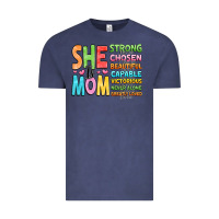 Vintage Denim she is mom Vintage Tee - JahusDesignShop