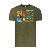 Vintage Olive she is mom Vintage Tee - JahusDesignShop
