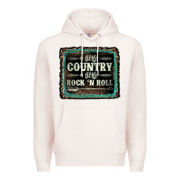 Pale Pink a little country a little rock n roll Premium Hoodie - AdoDesignShop