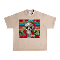 French Oak skull cactus Urban Heavy Tee - JahusDesignShop