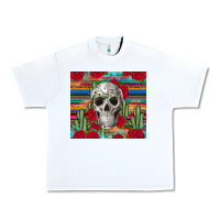 White skull cactus Urban Heavy Tee - JahusDesignShop
