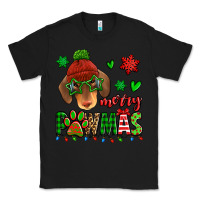 Black merry pawmas christmas dachshund Classic Tee - Jasminsmagicworld