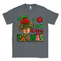 Charcoal Heather merry pawmas christmas dachshund Classic Tee - Jasminsmagicworld
