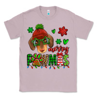 Lilac merry pawmas christmas dachshund Classic Tee - Jasminsmagicworld