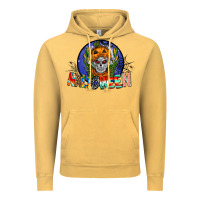 Vintage Mustard halloween Vintage Hoodie - CowhideDigitalArt