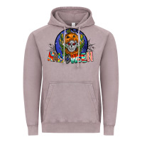 Vintage Zinc halloween Vintage Hoodie - CowhideDigitalArt