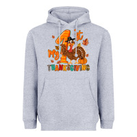 Heather Grey my first thanksgiving Heavyweight Hoodie - MaliasSmallBusiness