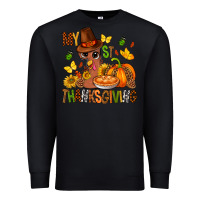 Black my first thanksgiving bbs Premium Sweatshirt - BundleAndBundleShop