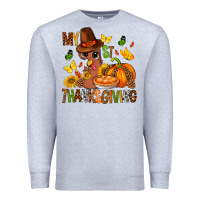 Heather Grey my first thanksgiving bbs Premium Sweatshirt - BundleAndBundleShop