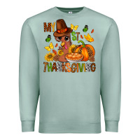 Seafoam my first thanksgiving bbs Premium Sweatshirt - BundleAndBundleShop